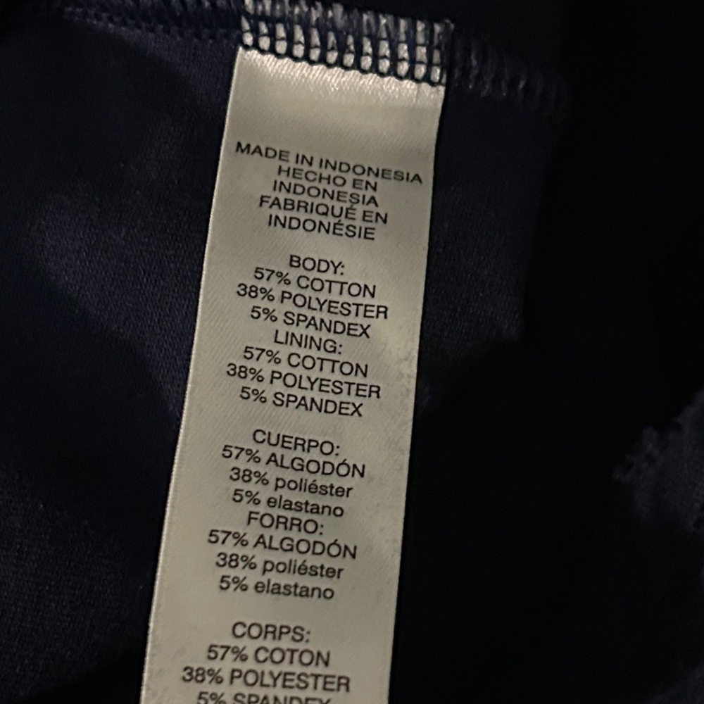 Chico's Navy Blue‎ Weekends Skort Size 2 (Large)
Cotton - Picture 6 of 7